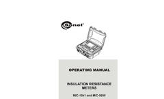 Insulation Resistance Meters MIC-10k1- Brochure