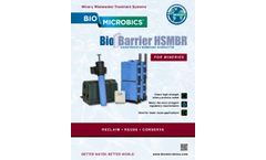 BioMicrobics - Model BioBarrier Winery - High Strength Membrane Bioreactor (HSMBR) - Brochure