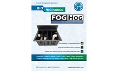 BioMicrobics - Model FOGHog- FH - FOG Grease Trap - Brochure