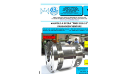Adler - Model VE2 - Venturi Port Ball Valves - Brochure
