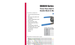 Series DBDM4600 1/4-3 2000 PSI ANSI 150-600 Flanged Double Block and Bleed 3-piece Ball Valve Brochure