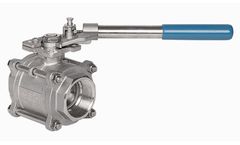 JFlow Controls - Model DM4500 Series - Three Piece Ball Valve