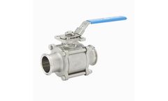 JFlow Controls - Model DM7300 Series - Sanitary Three Piece Ball Valve