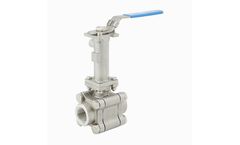 JFlow Controls - Model DM4600 Series - Three Piece Ball Valve