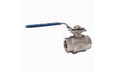 JFlow Controls - Model DM3800 Series - Direct Mount Two Piece Ball Valve