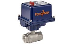 DynaQuip - Model DynaMatic E2S Series - 2 PC Stainless Steel Ball Valve with Electric Actuator