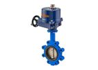 DynaQuip - Model DynaFly 900/922 Series - Butterfly Valve with Electric Actuator