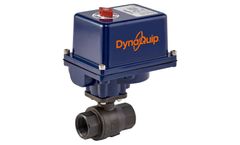 DynaQuip - Model DynaMatic E2C Series - Carbon Steel Ball Valve with Electric Actuator