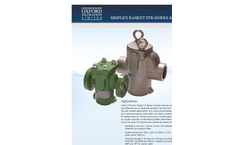 Oxford Filtration - Simplex Basket Strainers - Brochure