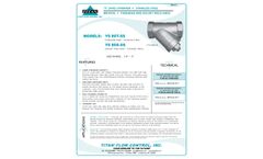 Titan - Model YS80S-SS - Y Strainer-Brochure