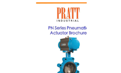 Model PN Series - Industrial Pneumatic Rack & Pinion Actuators Brochure