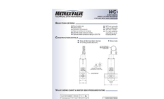 Model WCCWHR - 2-Way High Water Pressure Direct Acting Water Regulating Valve Brochure