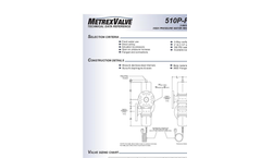 Model 510P-FL-3W - 3-Way Direct Acting High Pressure Water Regulating Valve Brochure