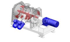 Turbomix - Model MHT - Horizontal Turbulence Ploughshare Mixer for Solids and Powders