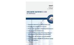 Model ES 2000 - Side Entry Agitator Brochure