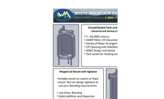 Open Top Stainless Tank & Mixer Brochure