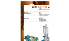 Axial Control Valve Brochure
