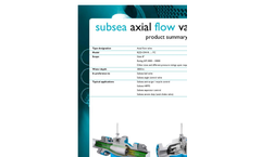 Subsea Axial On Off Valve Brochure