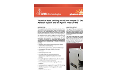 Utilizing the Analyte G2 and the Agilent 7700 ICP-MS Technical Note