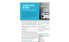 QuickTrace - Model M-8000 - Cold Vapor Atomic Fluorescence Mercury Analyzer Brochure