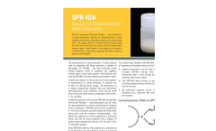 Model SPR-IDA - Reagent for Preconcentration/ Matrix Elimination Brochure