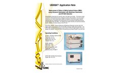 Measurement of Silicon in Methyl Isobutyl Ketone (MIBK) using Ultrasonic Nebulization with Membrane Desolvation and ICP-AES Detection - Application Note