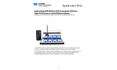 Automating EPA Method 200.8 using the SDXHPLD High Performance Liquid Dilution System - Application Note