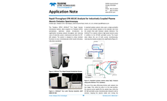 Rapid‐Throughput EPA 6010C Analysis for Inductively Coupled Plasma Atomic Emission Spectroscopy - Application Note
