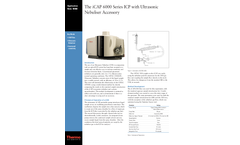 The iCAP 6000 Series ICP with Ultrasonic Nebuliser Accessory - Application Note