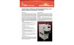 Utilizing the 193nm Analyte G2 Excimer Laser Ablation System and the Agilent 7700 ICP-MS - Technical Note