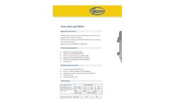 IGEMA - Model Type RBA24 - Float Switch Datasheet