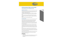 IGEMA - Model DCU - Discontinuous Water Level Controller Datasheet
