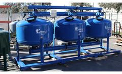 Everfilt - Model SK-SM-Series - Skid-Mounted Sand Media Filters