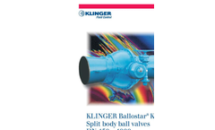 KLINGER Ballostar - Model KHI - 2-Piece Ball Valves Brochure