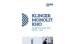 KLINGER Monolith - Model KHO - Ball Valves - Brochure