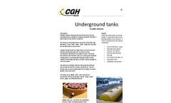 CGH - Double Skinned Underground Steel Tanks - Brochure