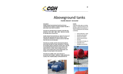 CGH - Double Skinned Horizontal Steel Tanks - Brochure