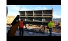 Loading New Gate on Trolley Video