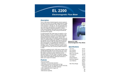 Model EL 2200 - Magnetic Flowmeters Brochure