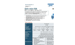 Model S38 PN 16-25 - Shuf-off Gate Valve Brochure