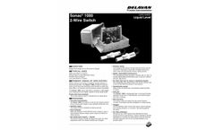 Sonac 1000 2-Wire Single Point Switch - Datasheet