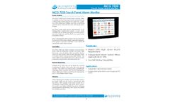 L&J Engineering - Model MCG 7030 - Touch Panel Alarm Monitor - Datasheet