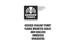 Gusher Coolant Pumps Manual - Brochure