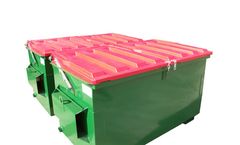 Easyquip - Twin Lids for Front Lift Bins