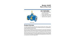 Singer Valve 106/206-RF Flow Limiting Control Valve - Product Guide