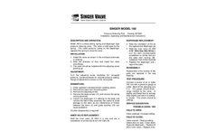 Singer Valve PR-160 Pressure Reducing Pilot (Normally Open Pilot) - Operations Guide