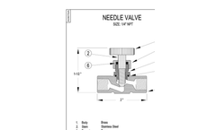 852-B Needle Valve Speed Control Operations Guide