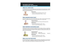 Singer Valve J0074A Micrometer Needle Valve - Product Guide