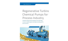 Low NPSH Regenerative Turbine Chemical Pumps Brochure