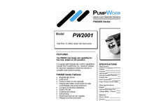 PW2001 High Flow, UL-Listed, Single Rate Liquid Pump Brochure